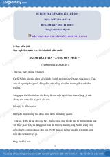 Đề thi giữa kì 2 Văn 10 Cánh diều - Đề số 9
